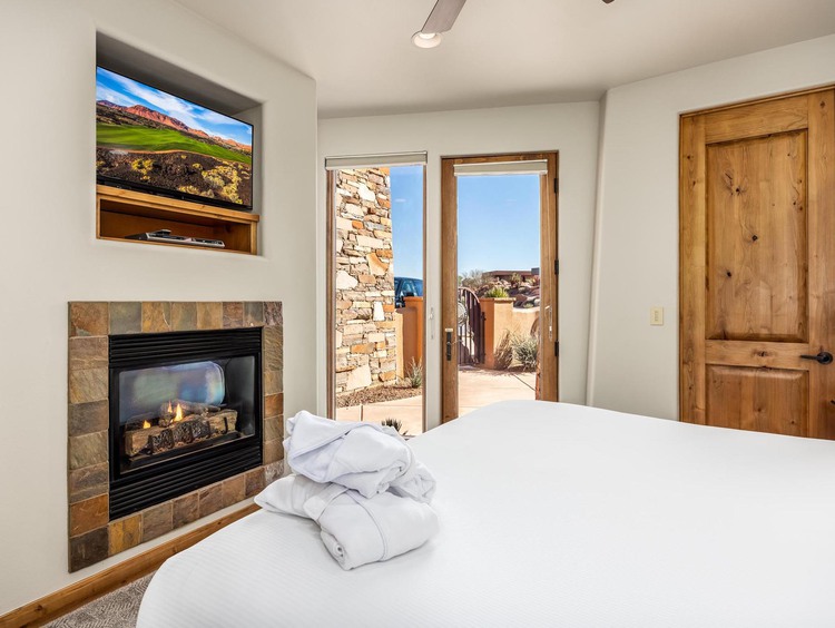 Interior of one bedroom suite