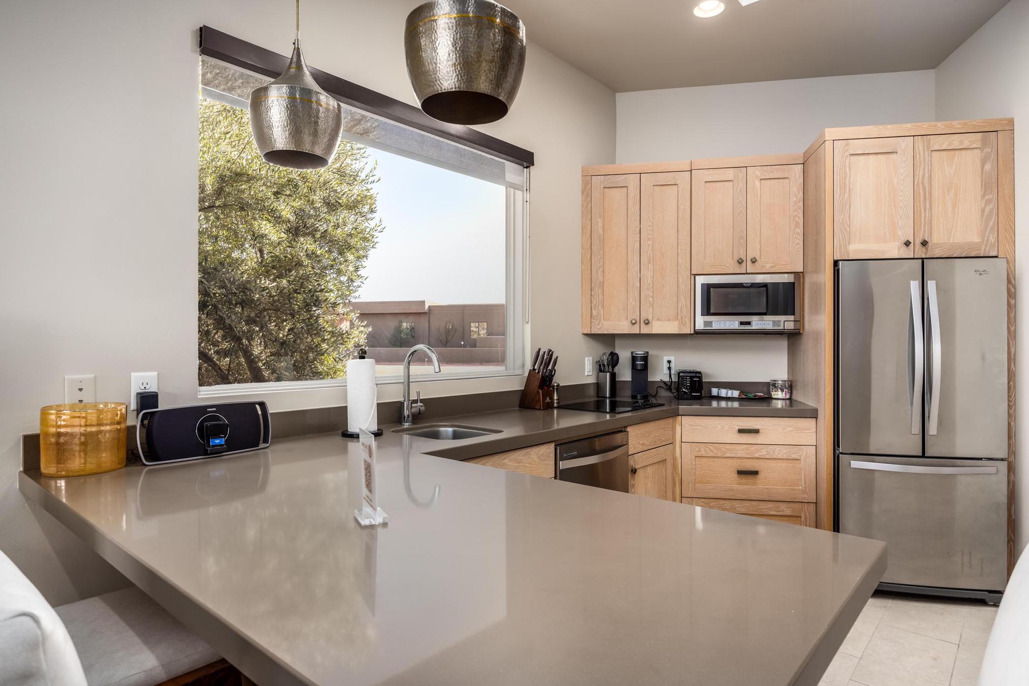 Counter in kitchen
