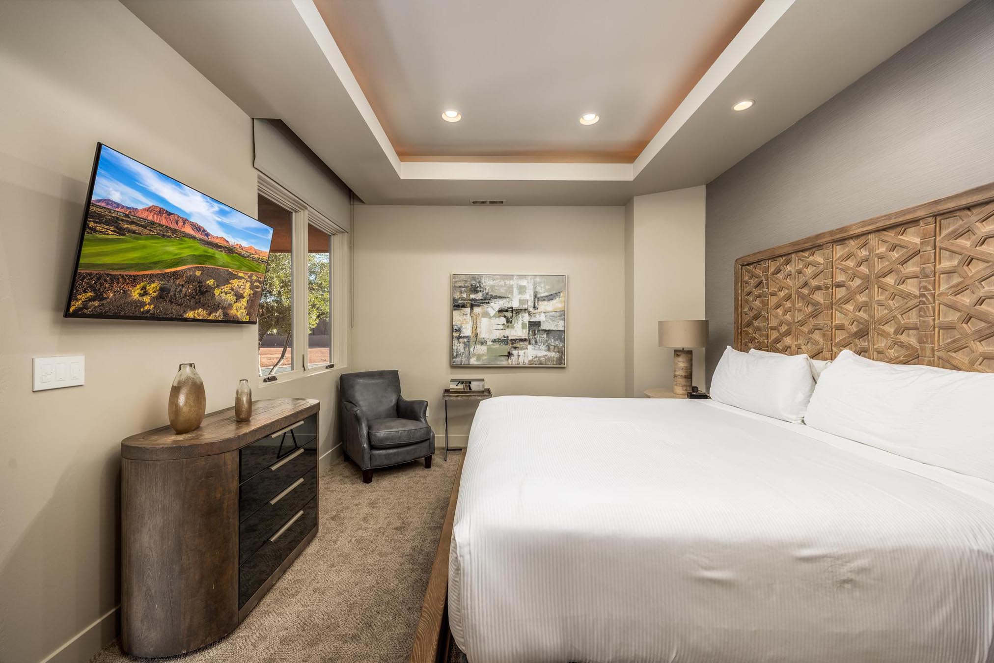 Bed in room