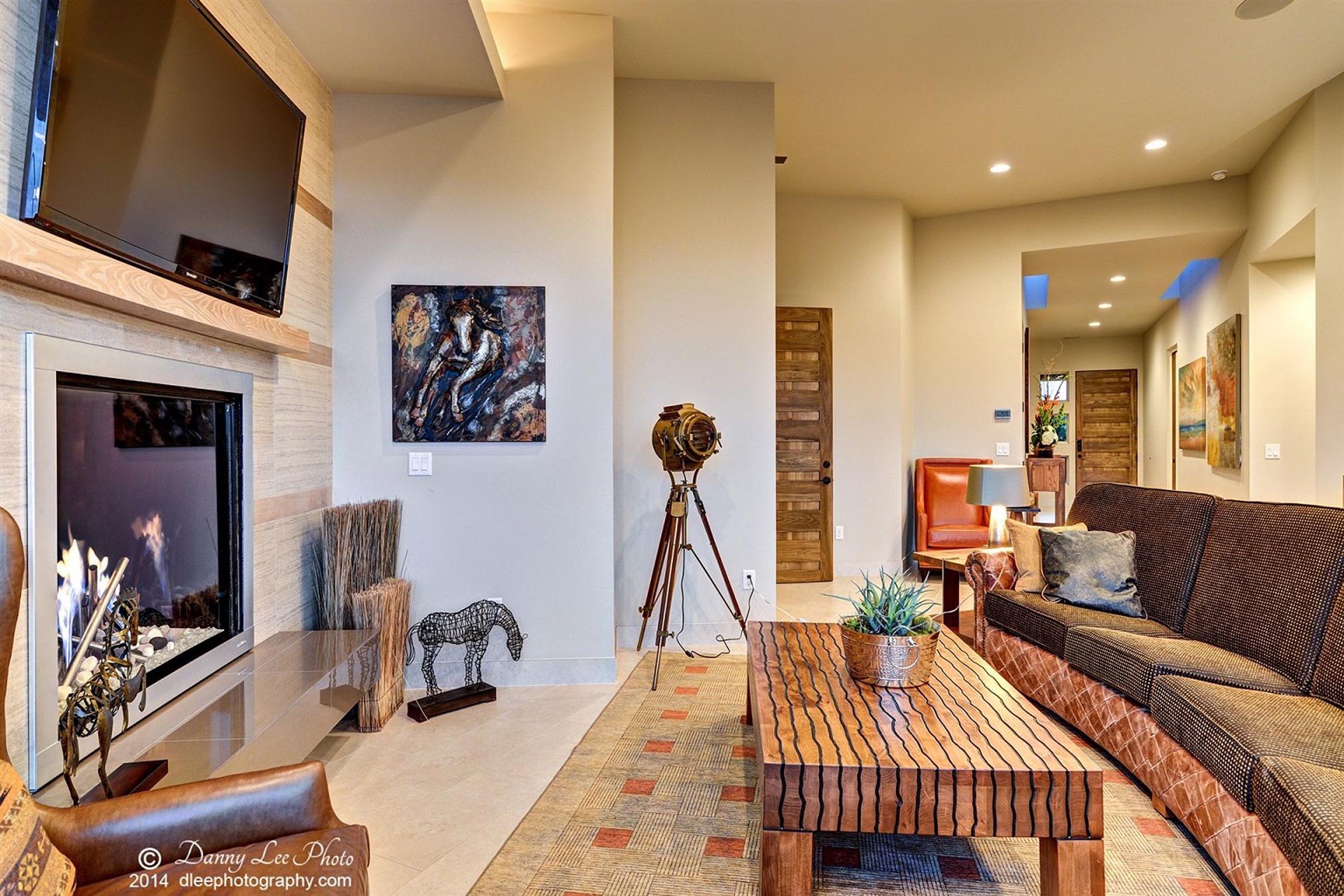 Living room in suite