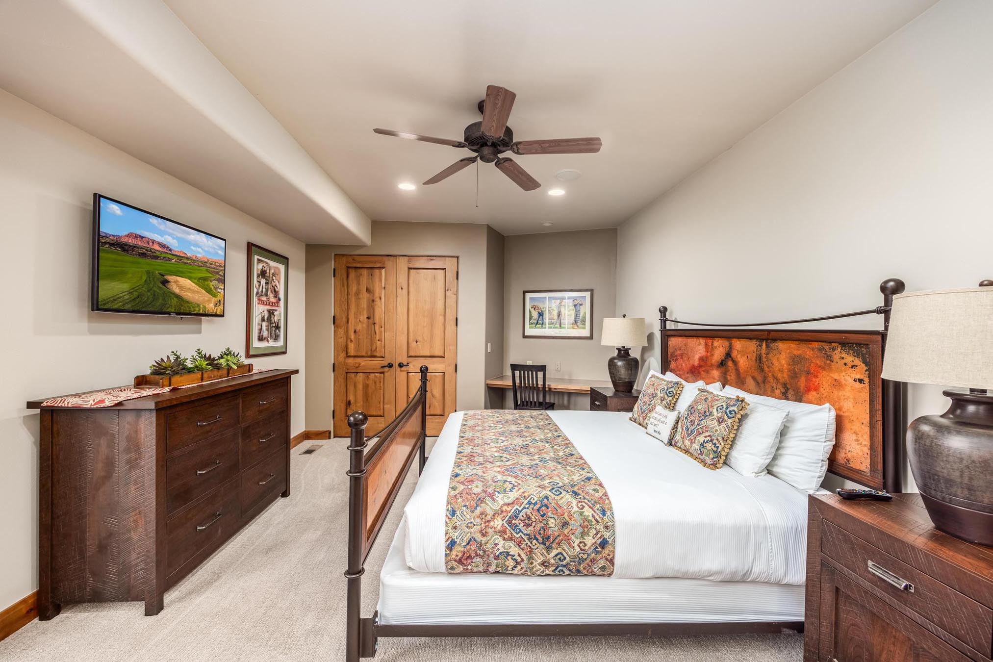 side view of bed